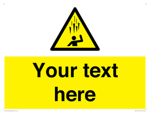 Custom Falling Ice sign